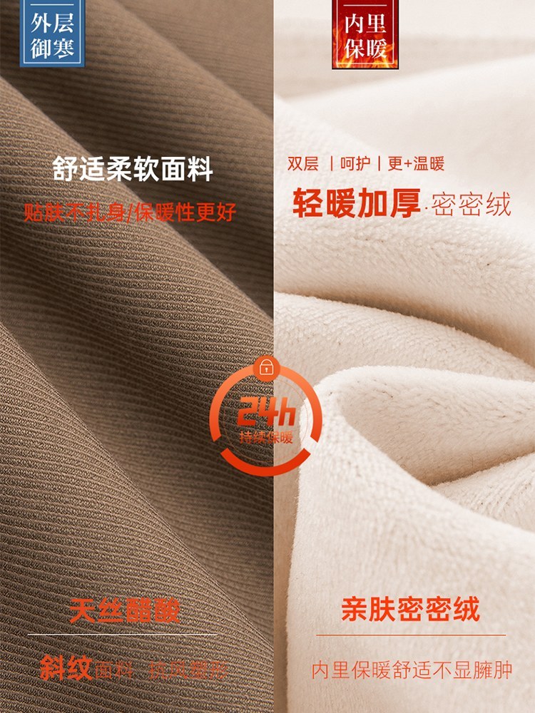 【大牌代工厂出品】和顺圣加绒天丝醋酸窄版阔腿裤2816A·黑色