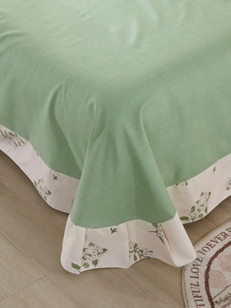 【合众精选】悠梦家居  韵味江南四件套200*230CM YJ8-012·花香满园