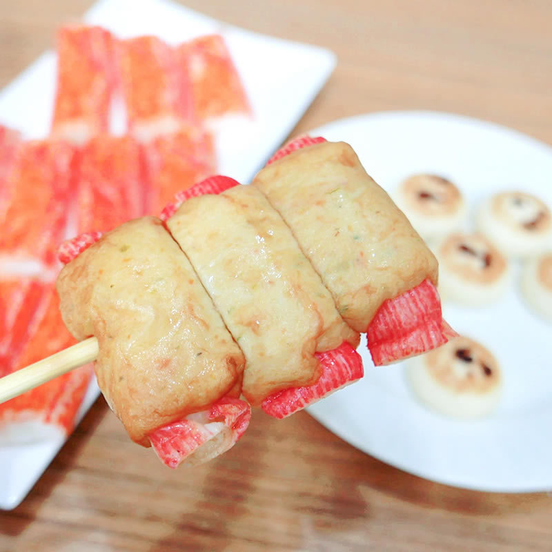 韩国进口可莱美鱼腐卷75g袋6袋