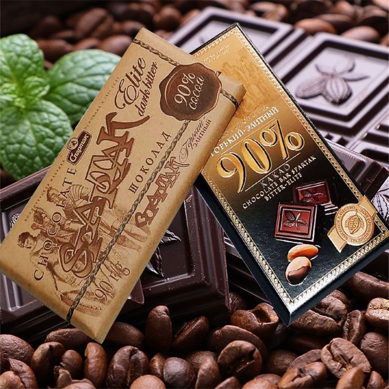 斯巴达克进口纯黑巧克力10盒·-百分之九十