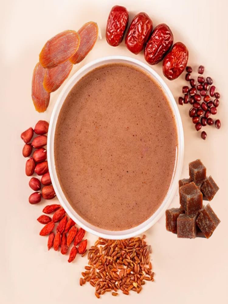 【北京同仁堂】富硒红参九红粉 300g*2罐 代餐粉 早餐食品 五谷杂粮粥