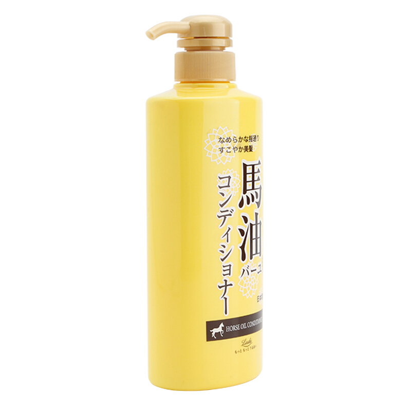 日本Loshi北海道马油护发素600mL