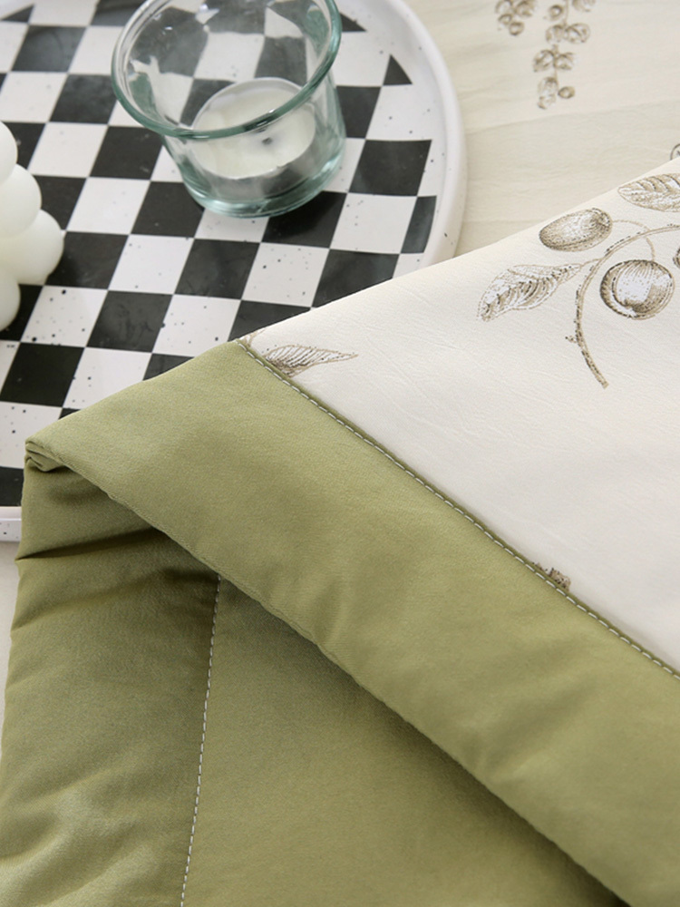 悠梦 雅帛水洗棉麻被200*230CM 玉芙蓉YB-13136