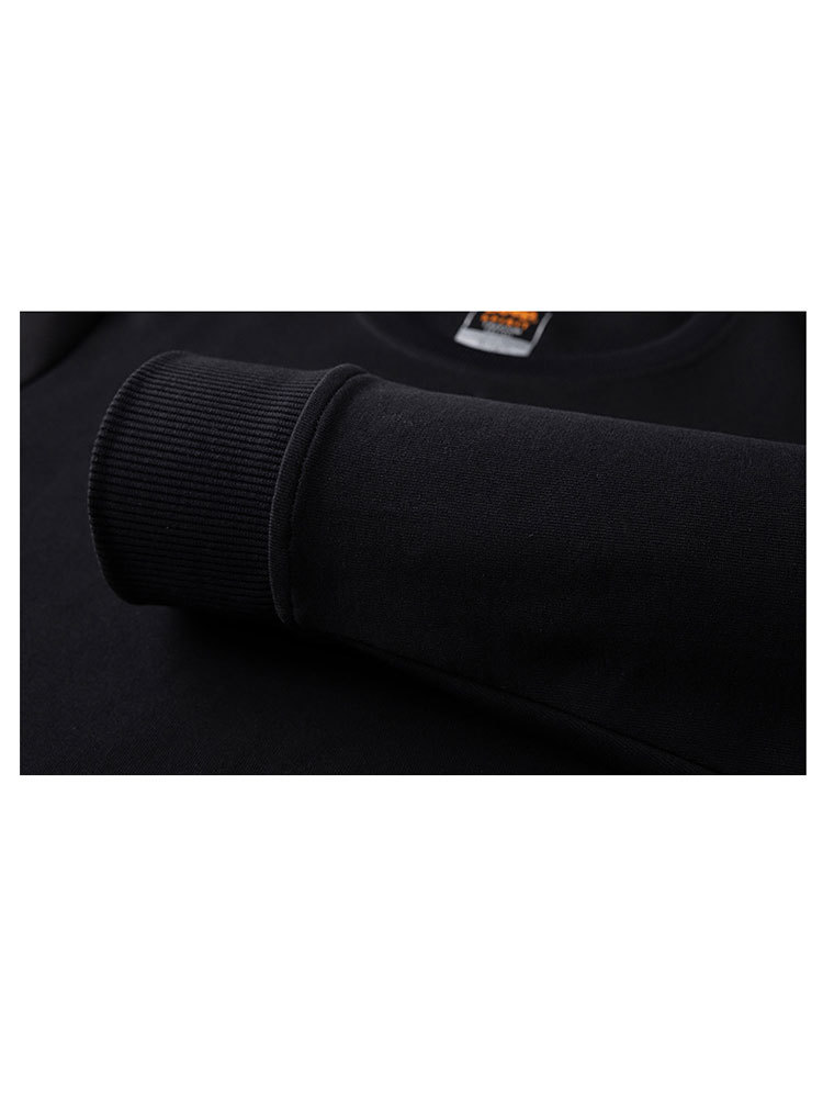 JEEP 卫衣新品纯色大码长袖圆领T恤宽松HB-T22068·碳灰
