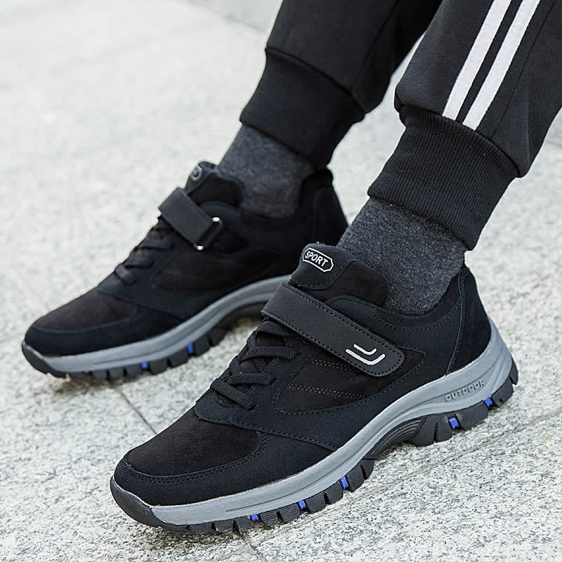 ssyaoge妖歌中老年防滑运动休闲散步鞋2093男款黑色