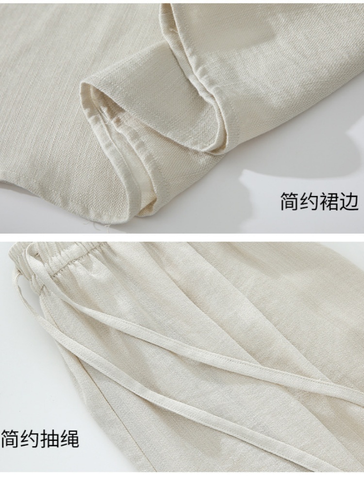西果凉爽宽松九分裙裤250601·灰色常规