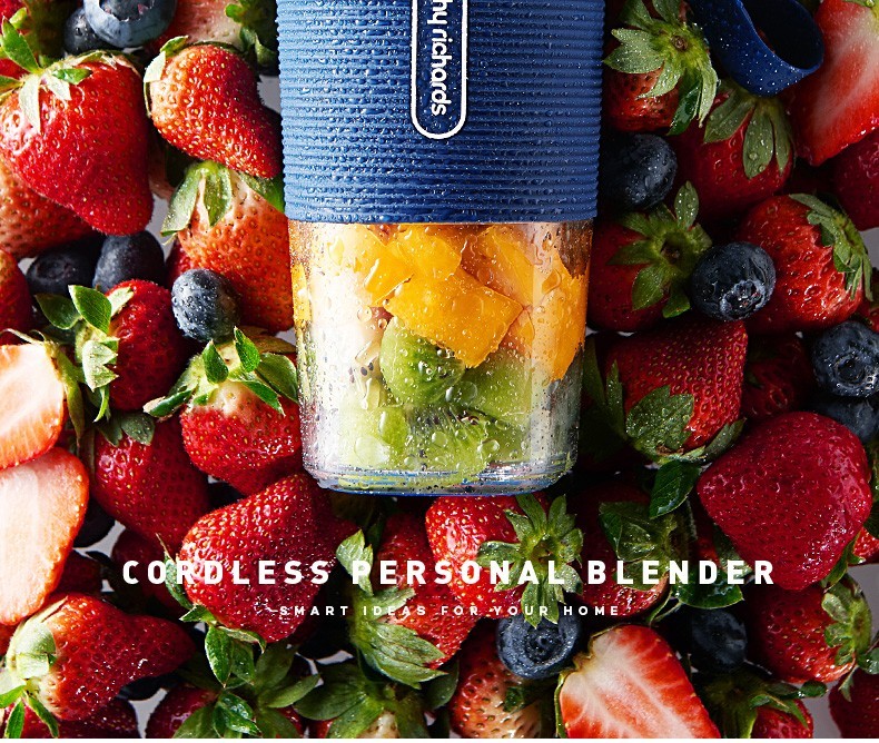 摩飞(morphyrichards)便携无线榨汁机mr9600·蓝