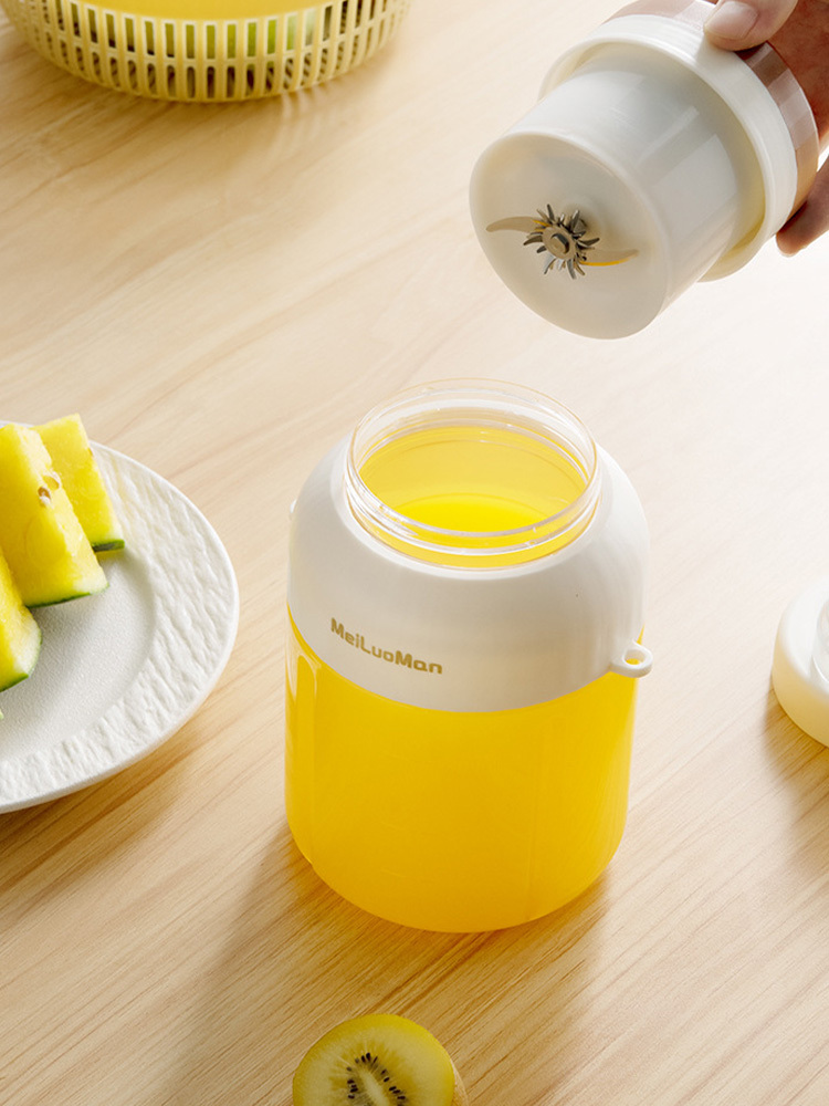 榨汁杯大容量1300ml无线便式榨汁机多功能鲜榨果汁可碎冰机·深蓝色