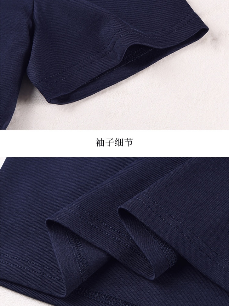 【92精梳棉】轩凌子层次假两件T恤XS82620078·白色