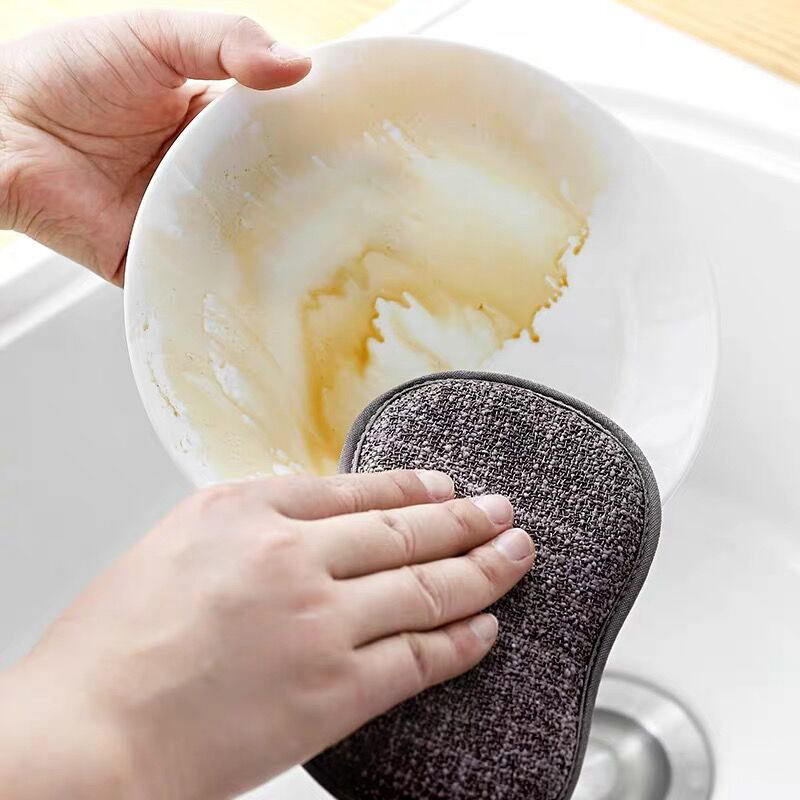 不粘锅专用去污双面洗碗刷神器(10个装）