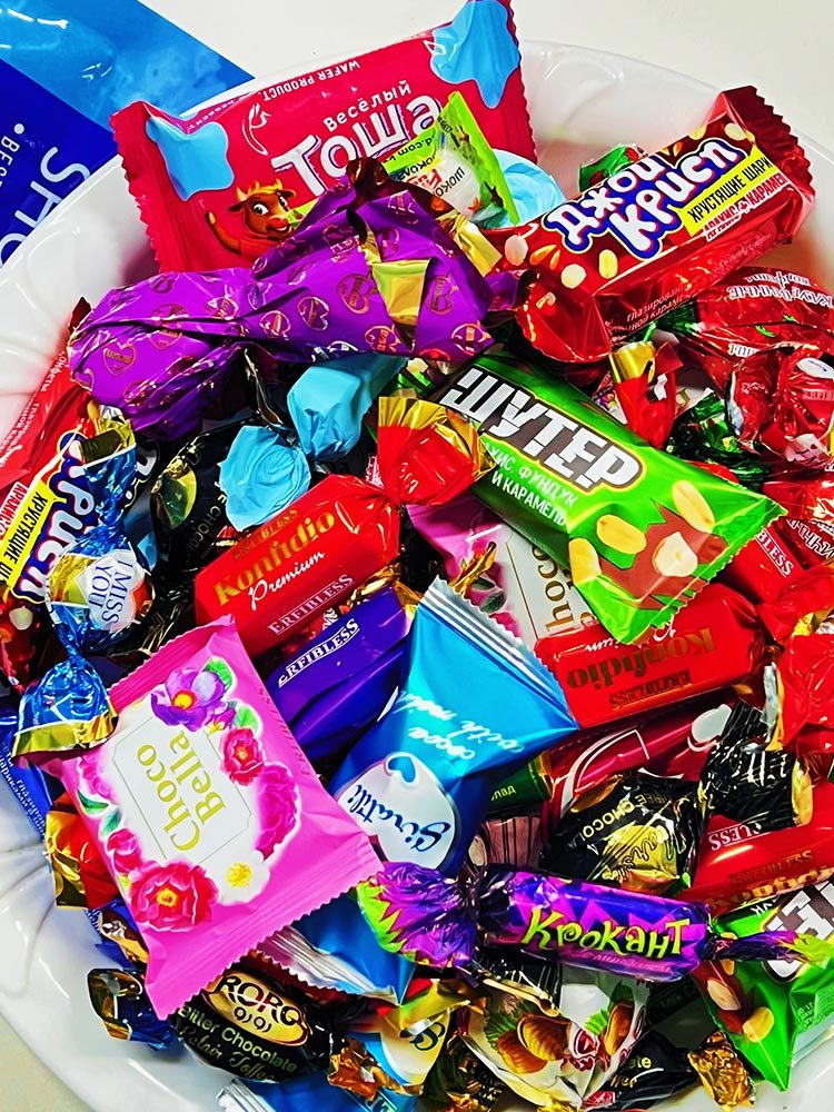 【有山有水】新疆霍尔果斯口岸俄罗斯混合糖果1000g