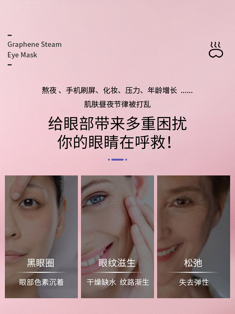 陶博士石墨烯黑金科技蒸汽眼罩5片/盒*6盒