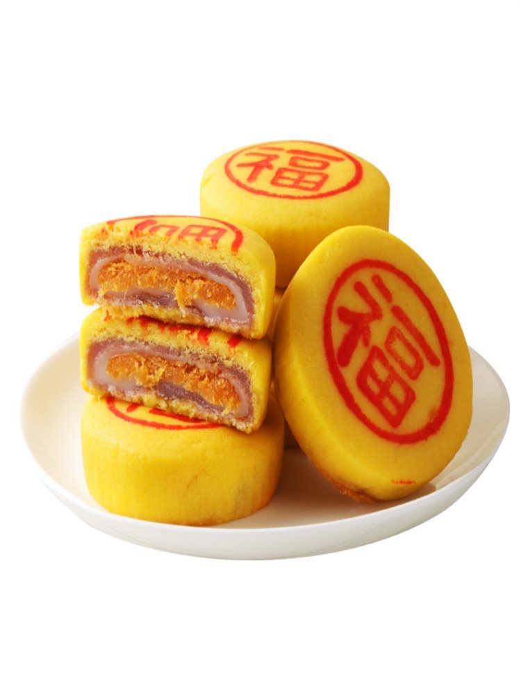 【闽南特产】黄金小福饼盒装 5枚*5盒 传统手工零食