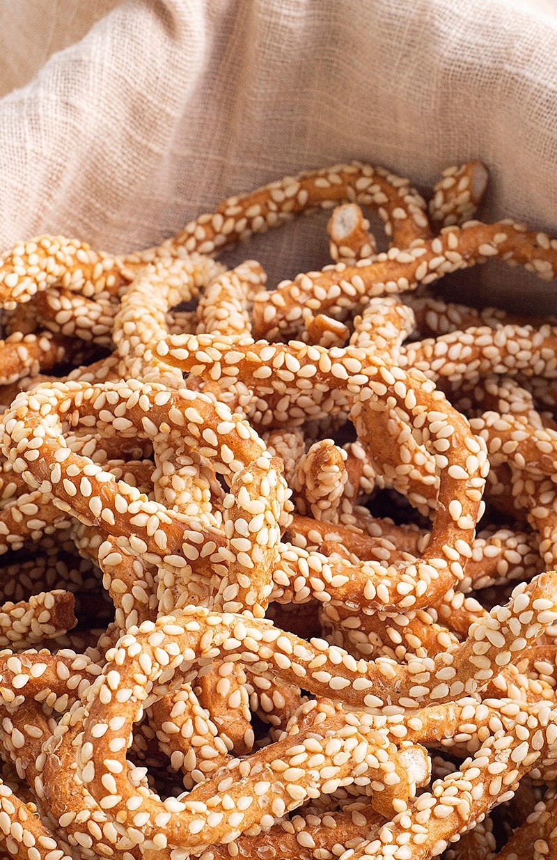 康泉无蔗糖芝麻条3袋1200g