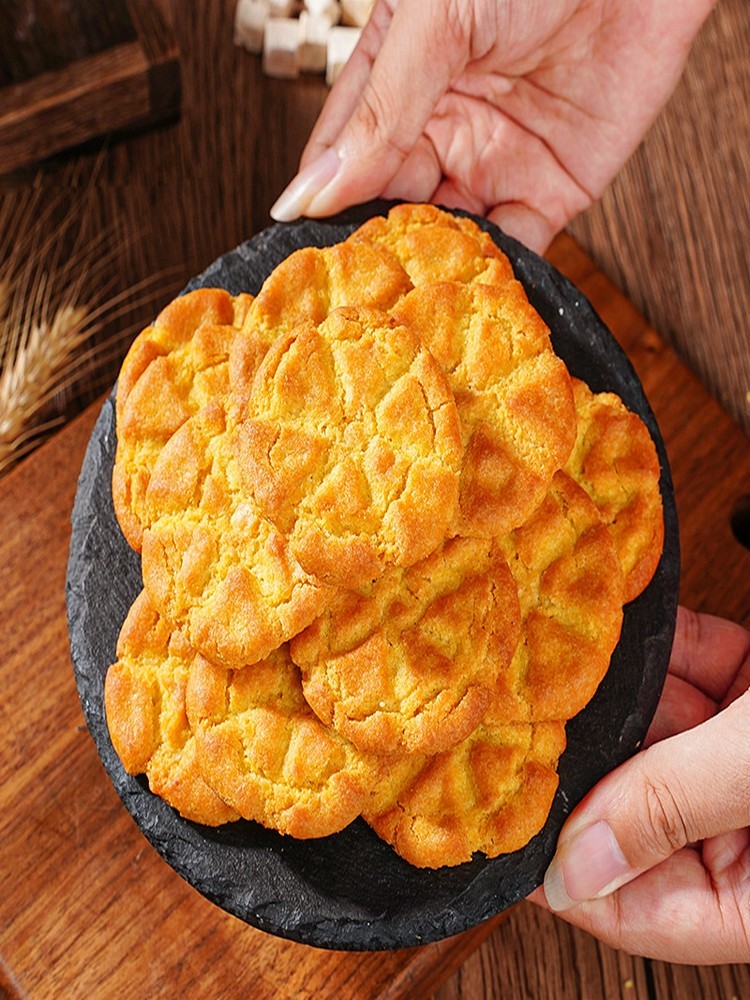 无蔗糖茯苓小米铁棍山药桃酥500g【手提礼盒】*2件