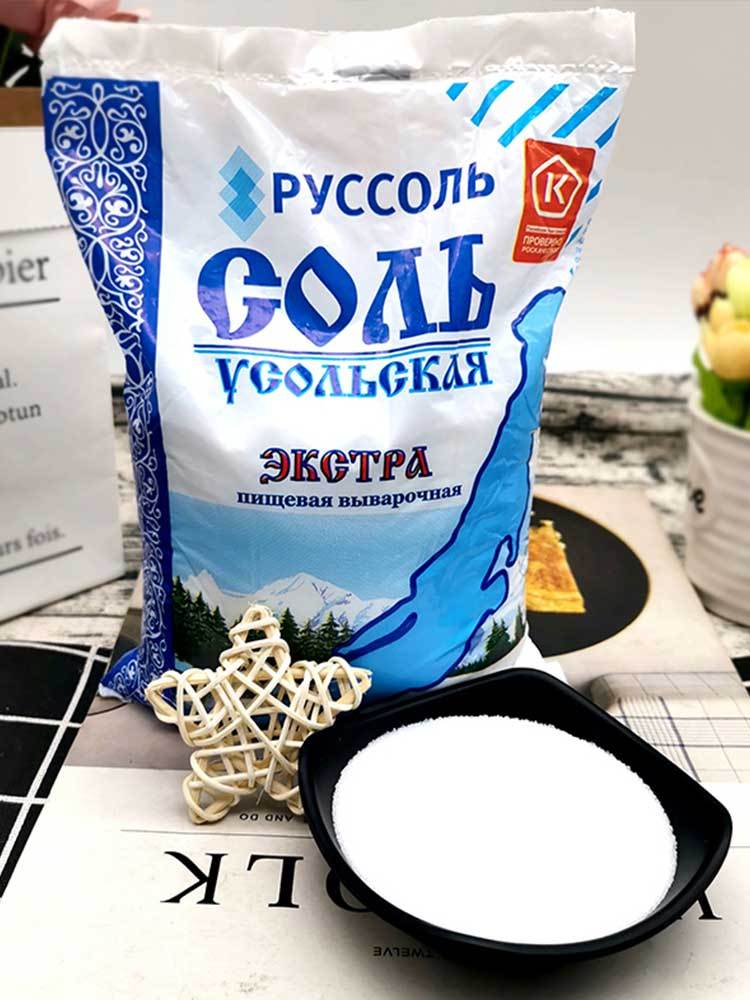 俄罗斯-进口无碘矿盐1000g/袋*5袋【福利品】