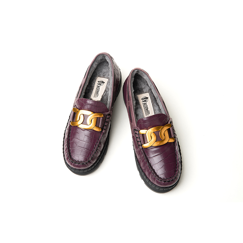 （冬季加绒款）诺曼地风格雅致暖心鞋·高贵紫