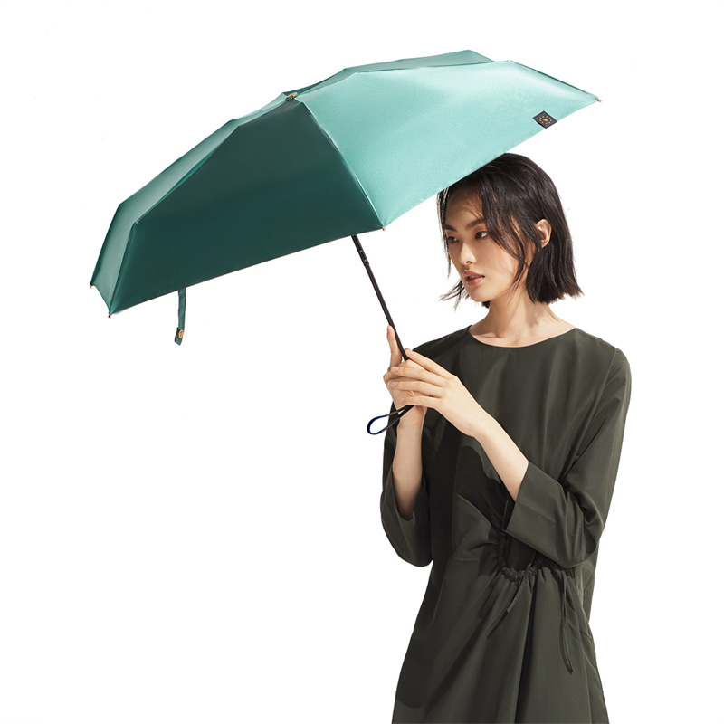 蕉下太阳伞防紫外线遮阳伞女防晒胶囊伞便携晴雨伞·绸幕绿