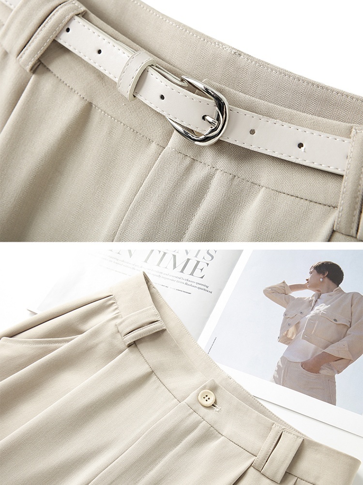 【大牌代工厂出品】和顺圣春秋天丝醋酸休闲阔腿裤26011·黑色