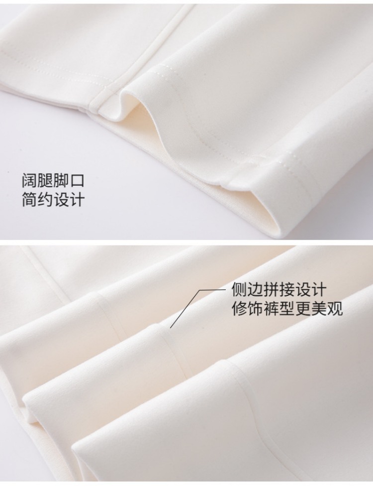 西果砂洗曼巴棉休闲弯刀裤1650·麻灰色常规