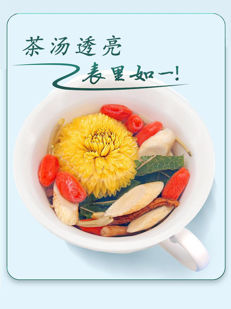 黄芪菊花枸杞茶150g*4盒