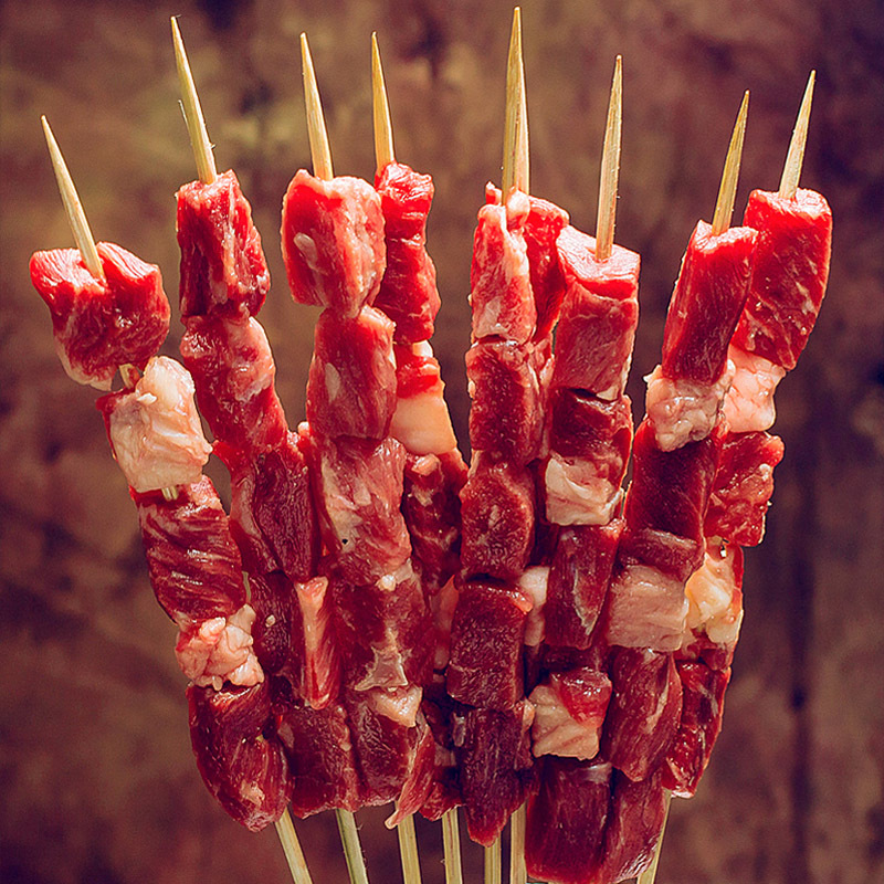 小肥羊秘制羊肉串250g包3包10串包