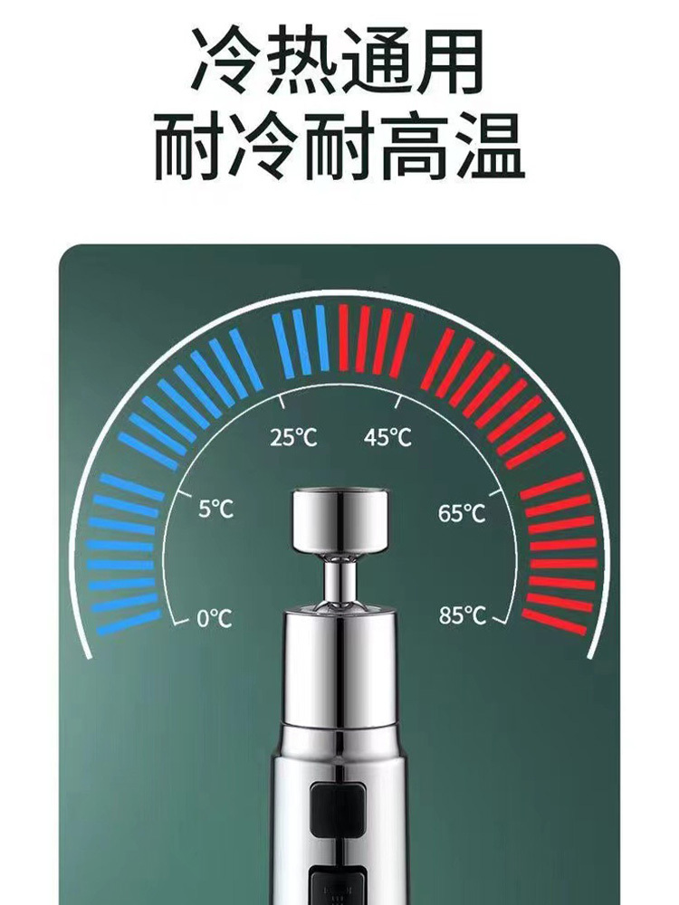 厨房防溅水龙头延长喷头自来水过滤嘴起泡器花洒节水器家用延伸器