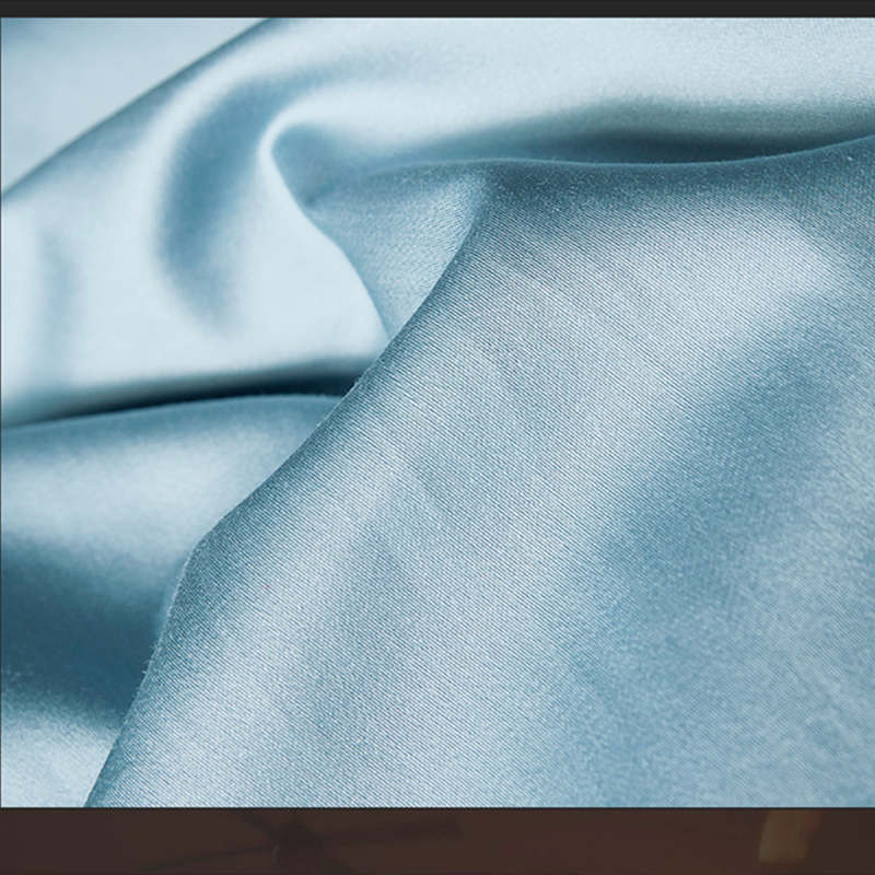一梦 60支长绒棉贡缎素色床单·梵星蓝
