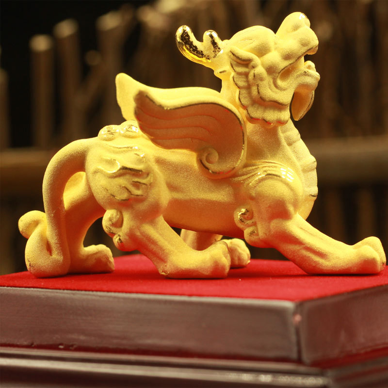 安瑞祥貔貅铸金摆件