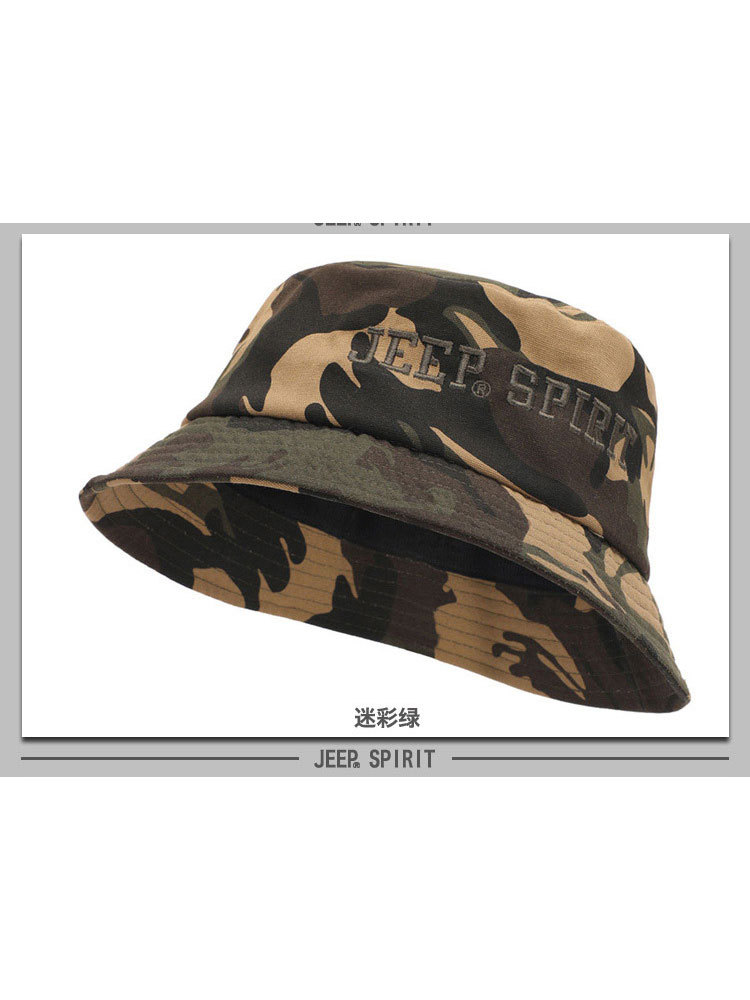 JEEPS男士渔夫帽OM18CD996CA0243·军绿色