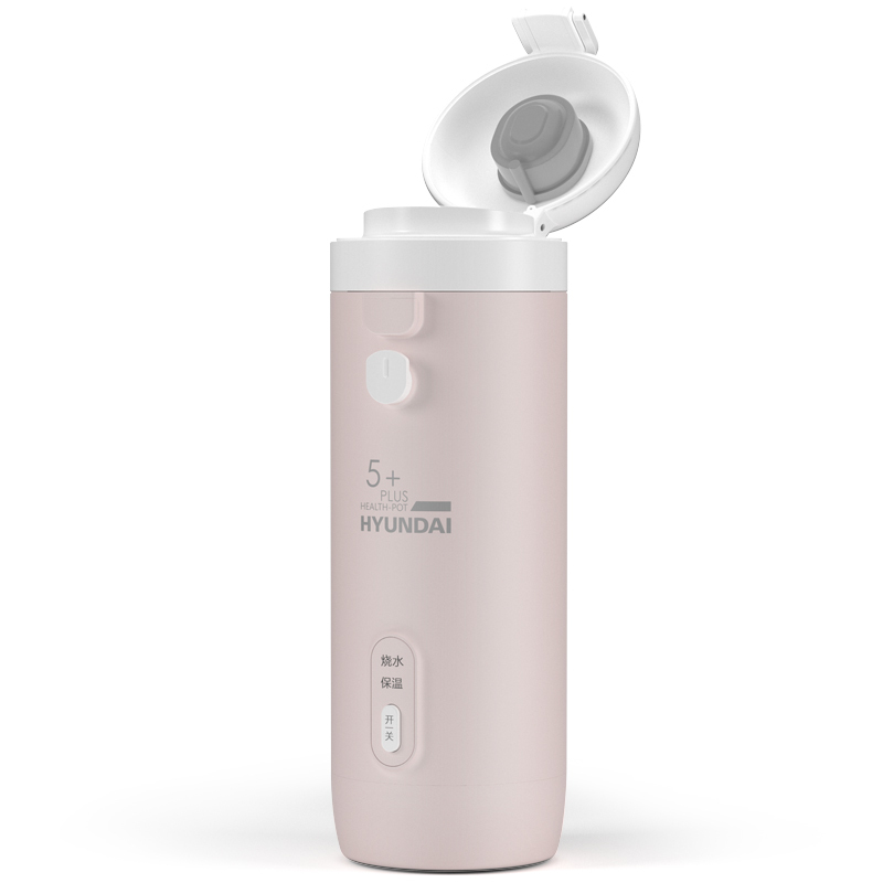 韩国现代 电热水杯QC-SH0357·粉色