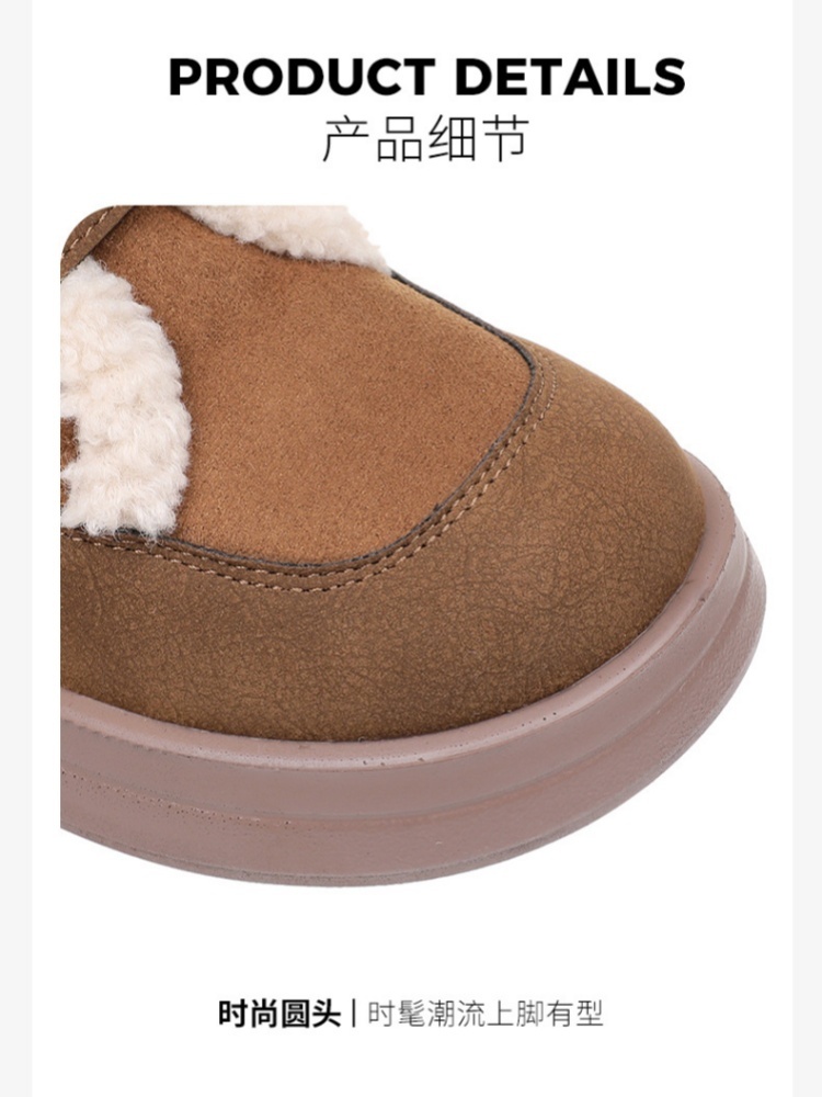 珍源祥轻软厚底加绒勃肯鞋6031·咖色