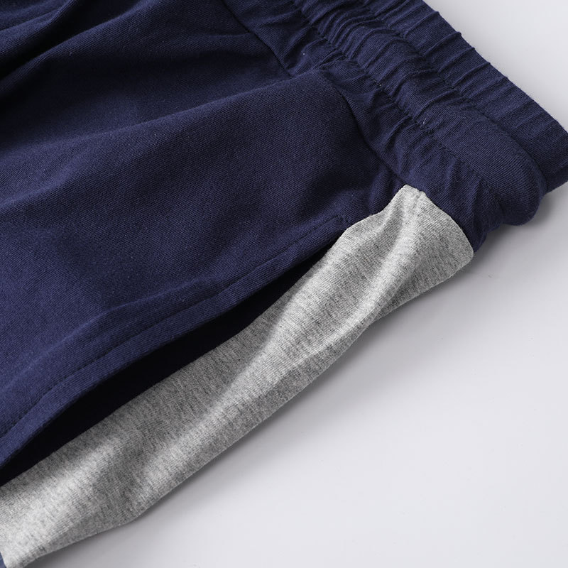 法国ELLE HOMME时尚短袖T恤套装·藏青色