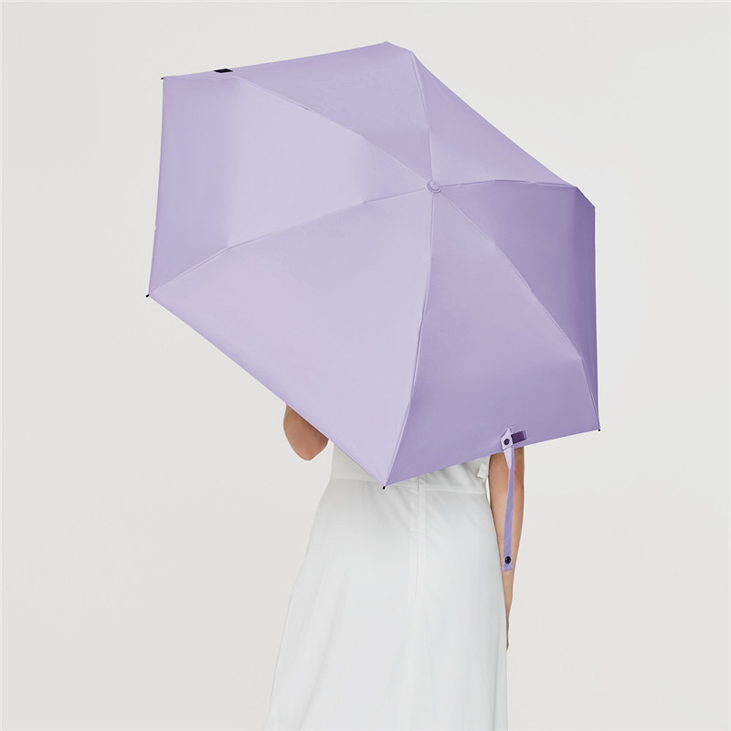 蕉下太阳伞防紫外线遮阳伞女防晒胶囊伞便携晴雨伞·魅紫色