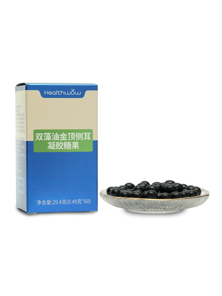 Healthwow双藻油金顶侧耳凝胶糖果尊贵装