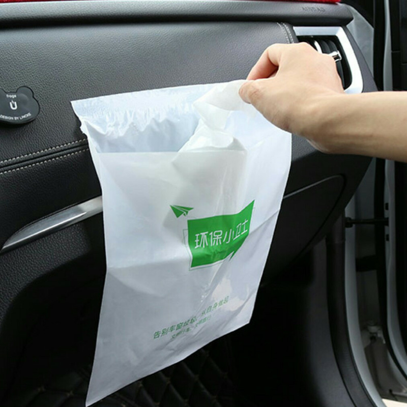 车载桌面垃圾袋粘贴式可爱垃圾桶清洁袋 （15个*4包/8包）