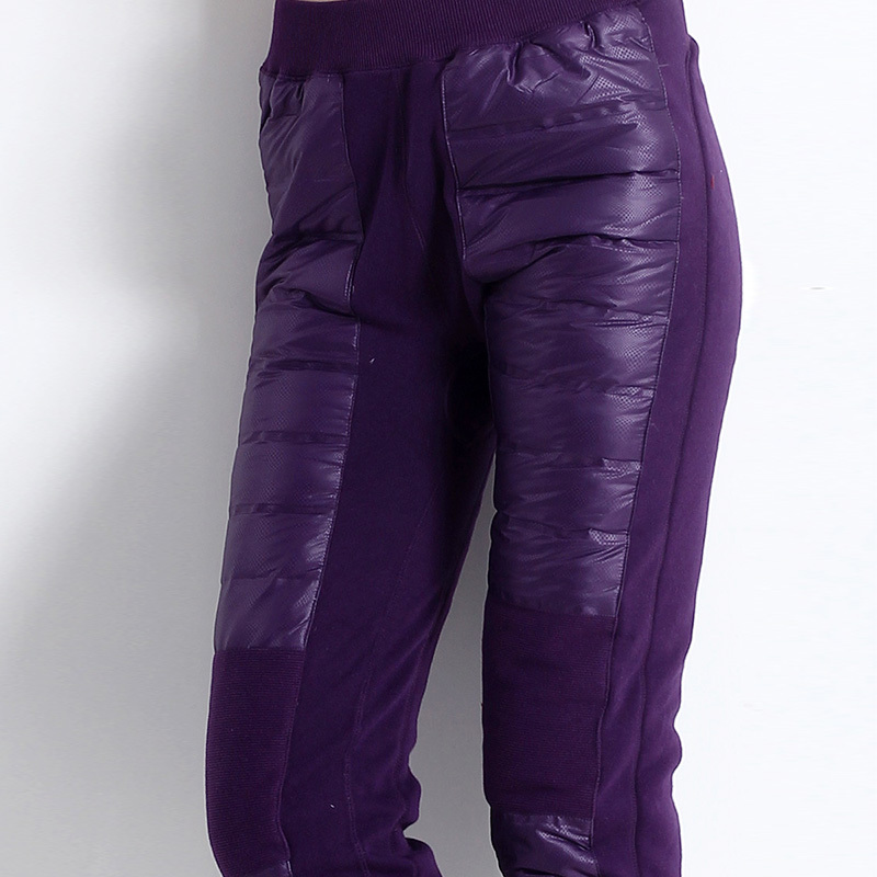 纤丝鸟羽绒双层暖霸裤-清仓·13754富贵紫