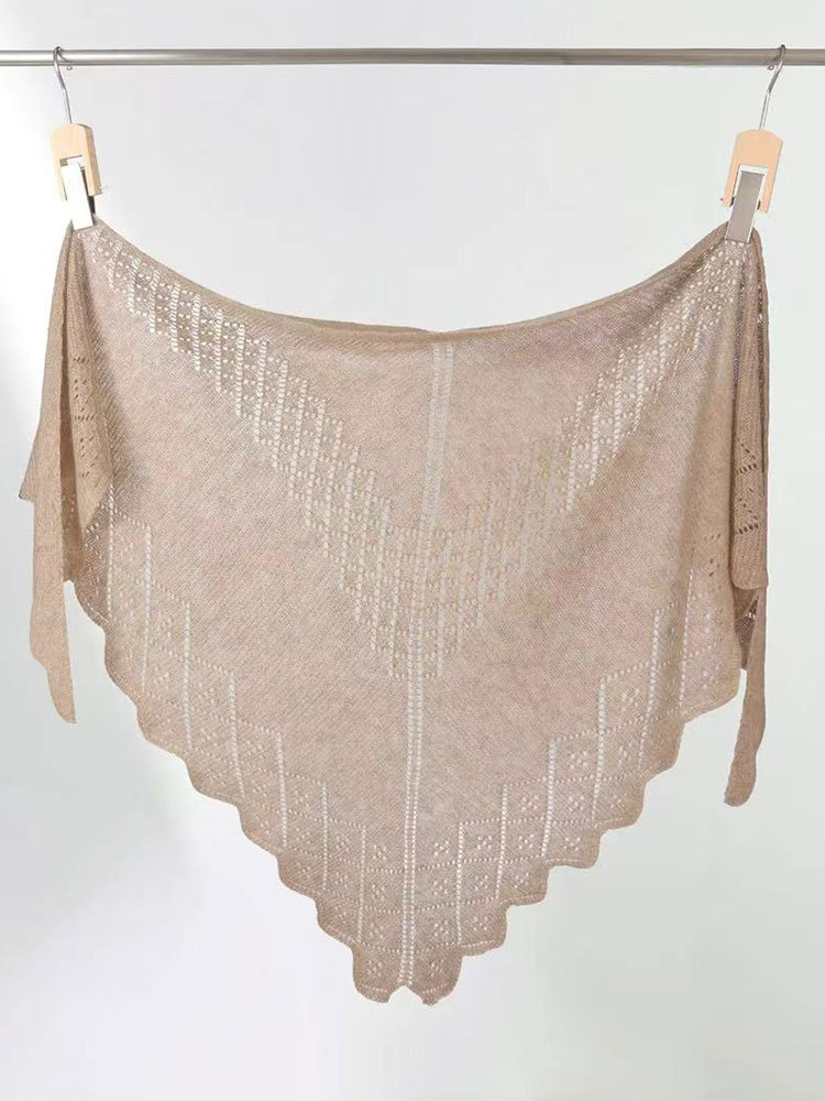 RifugioVo高端100山羊绒披肩·紫绒色