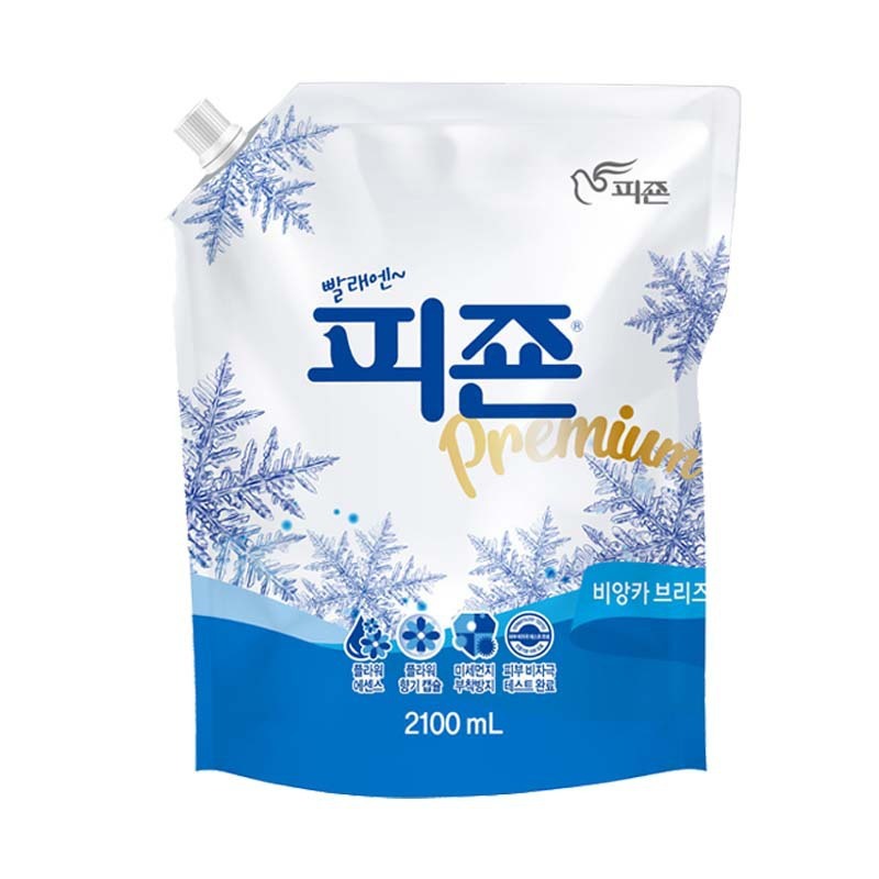 韩国进口碧珍柔顺剂袋装2100ml·