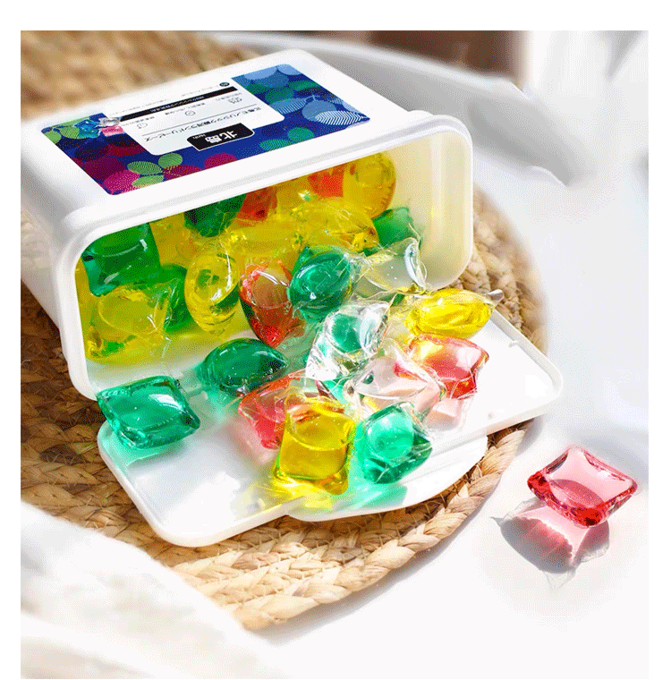 日本北岛洗衣凝珠家庭装45粒3盒