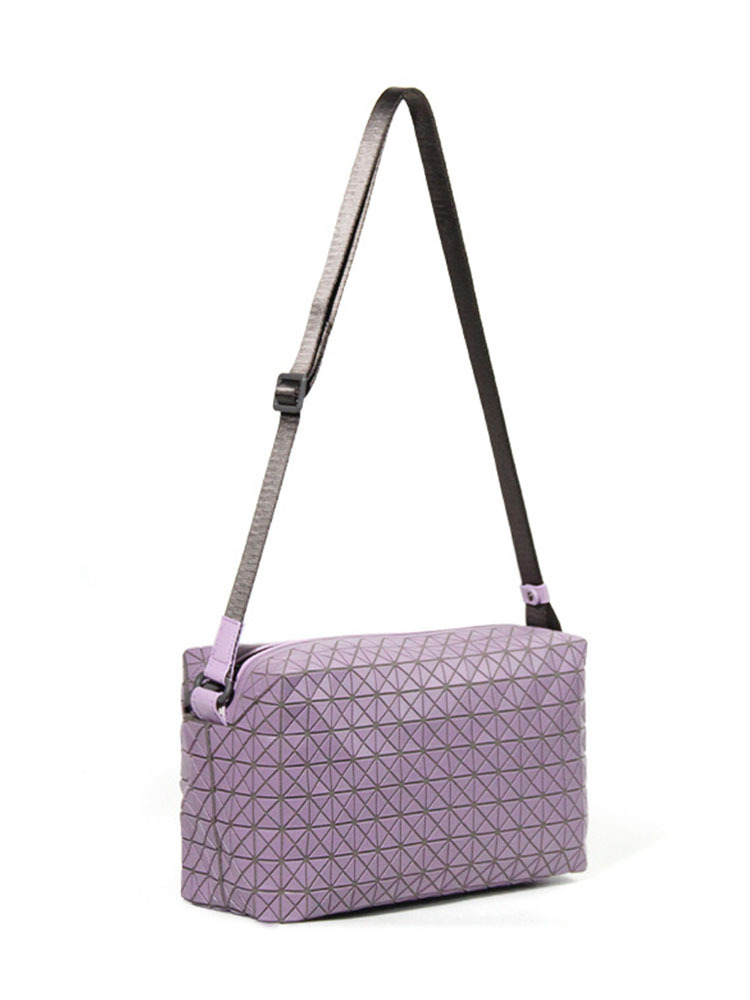 简约大牌风时尚相机背包·紫色