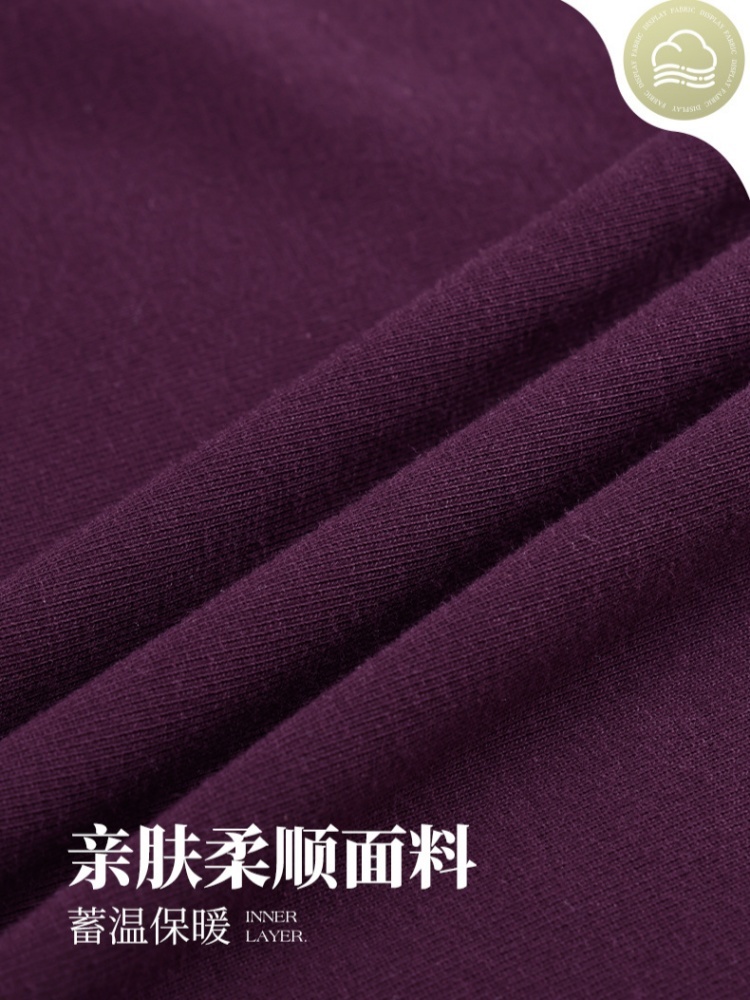 【92精梳棉】轩凌子简约修身中袖T恤S82610015·绣红色