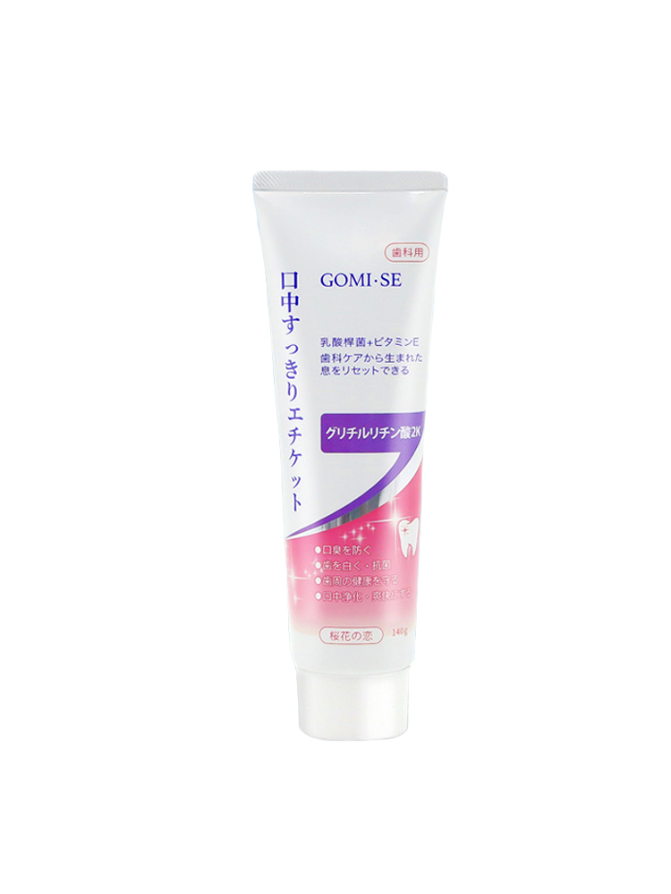 日本进口GOMISE秘素酵素牙膏樱花之恋140g*3支