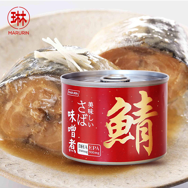 丸琳牌味噌煮味白腹鲭鱼罐头200g*20瓶