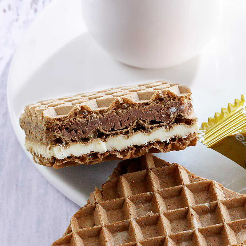 牛奶巧克力威化饼358g*2盒