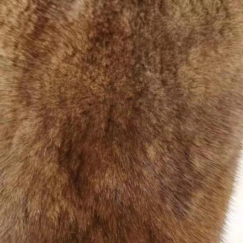 索娜斯原色立领丹麦进口水貂大衣