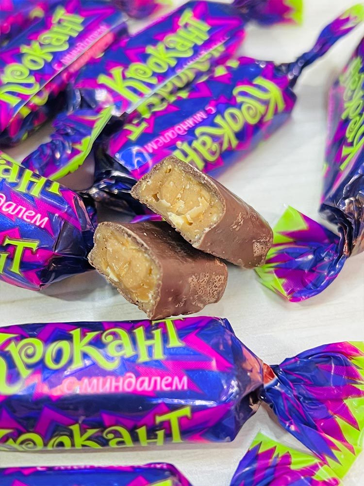 【有山有水】新疆霍尔果斯口岸俄文版紫皮糖2斤