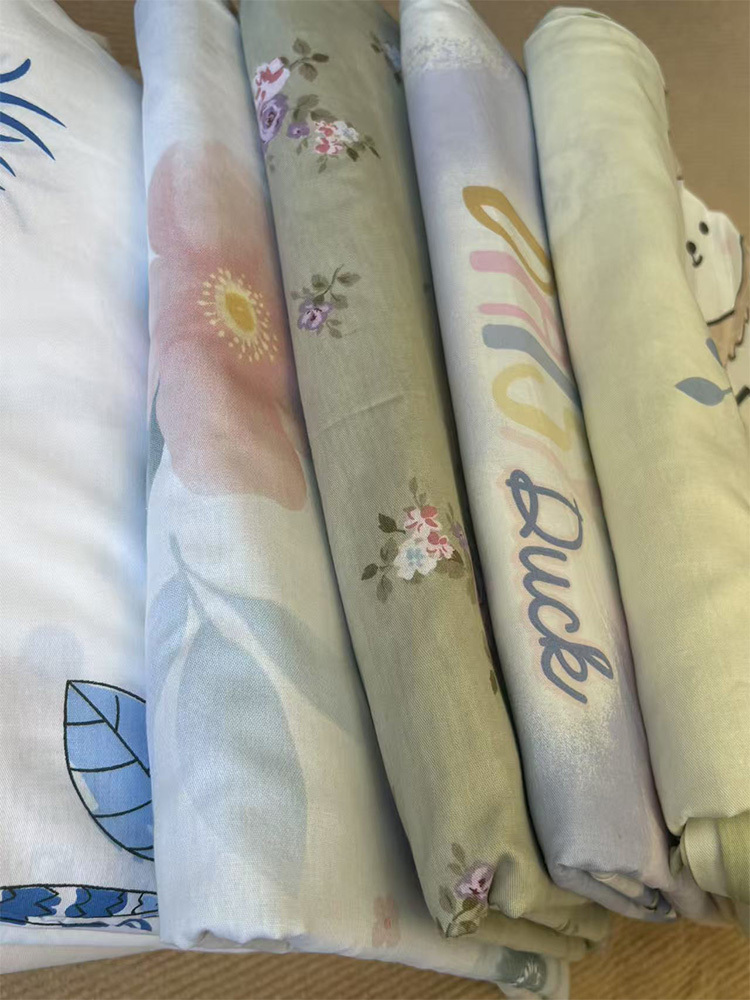 纯棉印花被套  晶晶现加一条，到手2条·200*230cm颜色随机