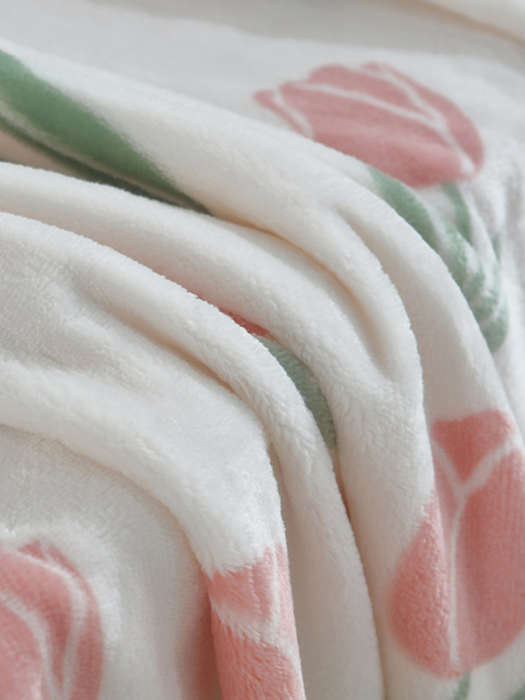 【暖冬心选】花开如梦美肤毯180*200cm ZY-TD1837