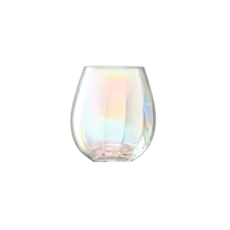 两件套景璃苑炫彩创意ins风幻彩彩虹水晶玻璃珍珠杯·1